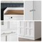 White Tilt-Out Laundry Cabinet 2 Removable Baskets 2 Drawers Storage Organizer
